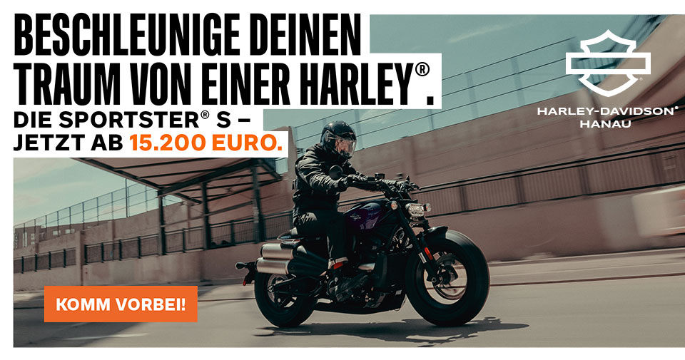 Sportster S ab 15.200 € - Aktion verlängert